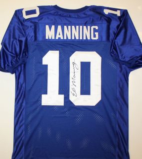 Eli Manning Autographed Blue New York Giants Jersey JSA Authenticated