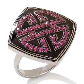 Sima K 1ct Rhodolite Sterling Silver Longevity Ring at