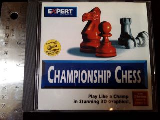 Championship Chess (PC, Windows 95/3.1, Expert Software, 1997)