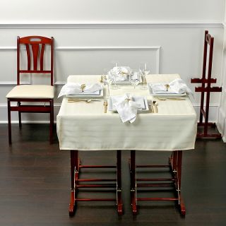  totally tables all wood set with tablecloths rating 93 $ 169 95 s h