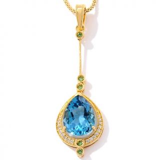 Jewelry Pendants Gemstone Dallas Prince Designs 9.98ct Blue Swiss