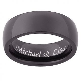 106 9669 men s black stainless steel band ring note customer pick