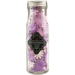 111 1795 got flowers handmade mullbery paper flowers in bottle iced