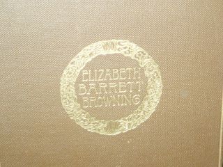  Complete Poetical Works of Elizabeth Barrett Browning Cambridge
