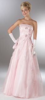 Elegantly Embellished Chic & Sexy Pastel Powder Pink Party Dress