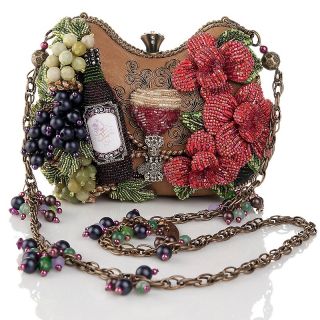 109 773 mary frances mary frances bead embellished wine evening bag