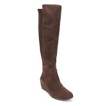  12 95 bcbgeneration isanna suede side zip wedge boot $ 114 95 $ 189 00