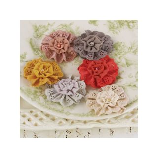 112 2683 manette fabric eyelet flowers with simulated pearls 1 1 2 6