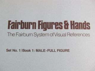 Fairburn Figures Hands Male Female Full Figure Visual Poses Large Book
