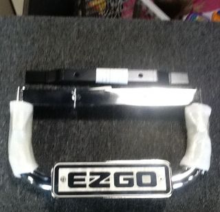 EZGO Golf Cart Special Edition Ornamental Nerf Bar with EZGO Logo for