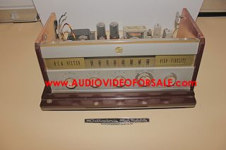 Vintage Old RCA Victor Cabinet Wood Machine Age Mid Century Radio