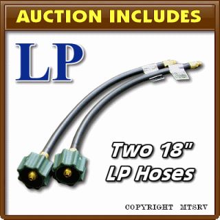 two brand new 18 lp gas hoses dual 18 lp hoses fit current acme type i