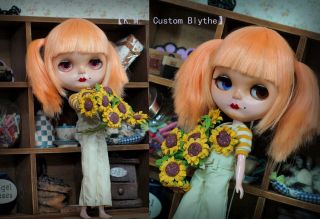 OOAK Custom Blythe doll By +K.M.+ の Kimono Girl