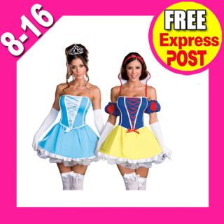 Fairy Tales Disney Princess Cinderella Snow White Fancy Dress Costume