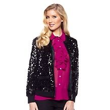 twiggy london shimmery sequin jacket $ 59 95 $ 129 90