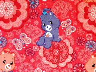 FQ Care Bears Carebears Pink Cranston VIP Cotton Material Fabric