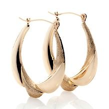  michael anthony jewelry 14k two tone hoop earrings $ 109 95 $ 124 95
