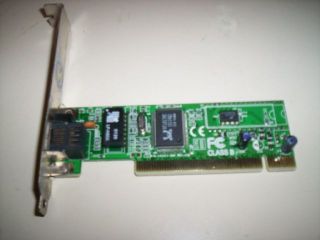 THIS IS A USED SNIPER 141211 424 PCI 10/100 ETHERNET NETWORK CARD.S&H