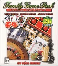 Family Game Pack PC CD Card Casino Board Games Set