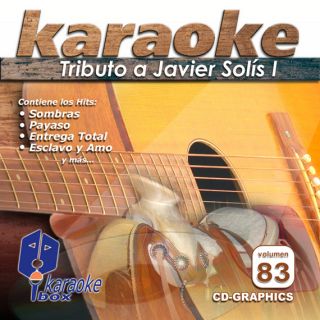 Karaoke BOX KBO83  tributo A Javier Solis Spanish CDG
