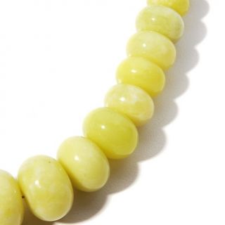 Jay King Yellow Bauhinia Stone Beaded 24 Necklace