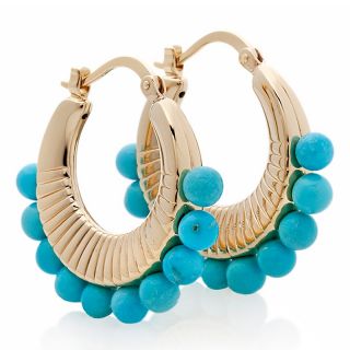  sleeping beauty turquoise vermeil hoop earrings rating 7 $ 139 90 or 4