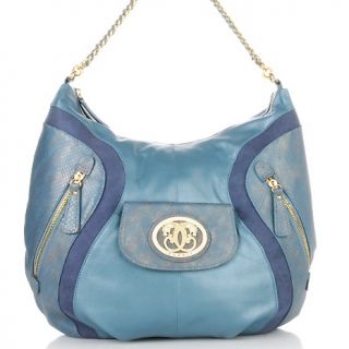 133 962 sharif sharif opalescent and pearlized leather hobo note