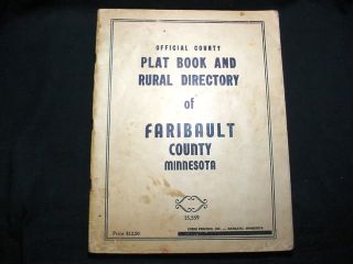 Digitized copy of ca. 1957 Faribault County Minnesota Plat Map Book