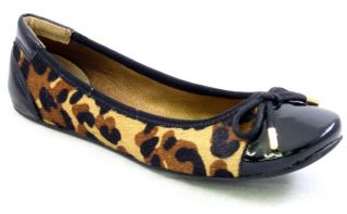 Jessica Simpson Fannie Leopard Flat Womens Shoe 8 M