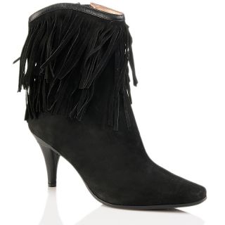 498 137 wallace e clark wallace e clark suede ankle boot with fringe