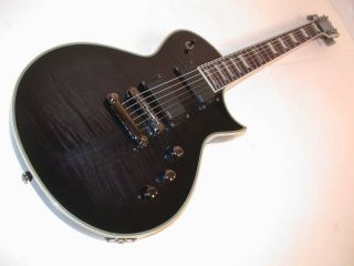 ESP LTD EC 401FM Electric Guitar, See Thru Black Sunburst