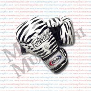 Fairtex Muay Thai Boxing Gloves Wild Animal Print