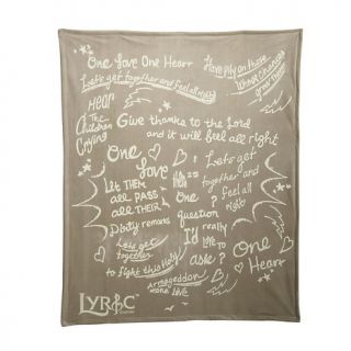 Home Home Décor Throw Blankets Lyric Culture One Love, One
