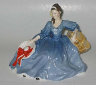 this auction is for royal doulton elyse figurine hn 3429 hand painted