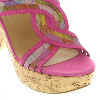Shoes Sandals Platform Sandals VANELi Leather Slip On Cork