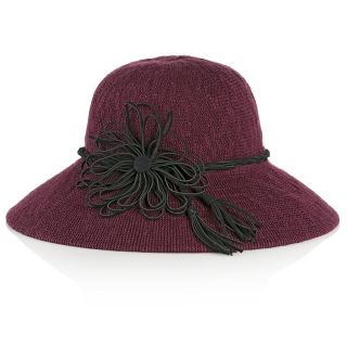 152 980 chi by falchi chi by falchi woven floppy hat with twisted rope