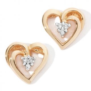 165 633 precious moments precious moments heart shaped stud earrings