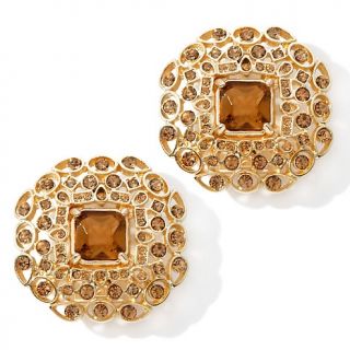 152 675 iman iman global chic antique metal lace crystal earrings