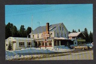 Me Kerns Inn Dining Room Motel Eustis Maine Postcard