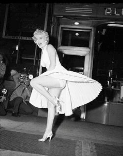 Marilyn Monroe Photograph NY Subway Scene from The Seven Year Itch