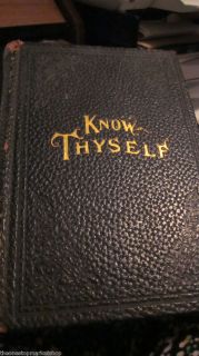  Know Thyself 1911 Illustrated Book Bishop Fallows Dr Truitt