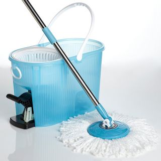 153 654 spin mop deluxe cleaning system with bucket and microfiber mop