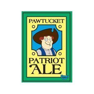Magnet Family Guy New Pawtucket Patriot Ale Cartoon