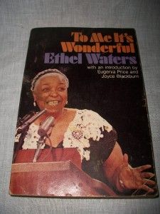 to me it s wonderful by ethel waters signed pb