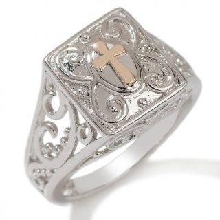 156 332 michael anthony jewelry swirl cross ring note customer pick