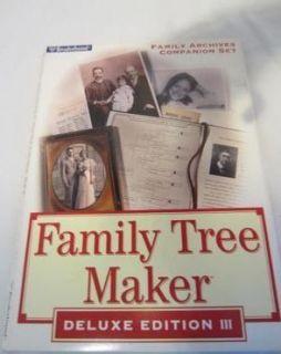 Family Tree Maker Archives Companion Set Broderbund