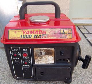 1000 Watt Used Generator 50 1 Mix Ran forever on 1 Gallon