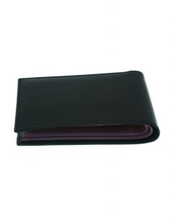 Ettinger Sterling Billfold Wallet with 3 c/c and Purse   Purple