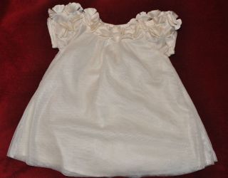 Baby Gap girl cream off white tulle HOLIDAY fancy Christmas gorgeous