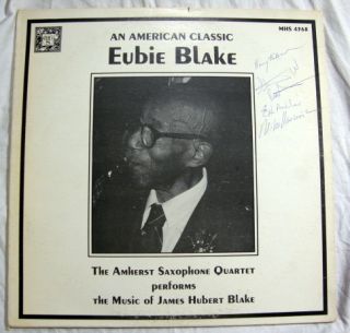 An American Classic Eubie Blake The Amherst Saxophone